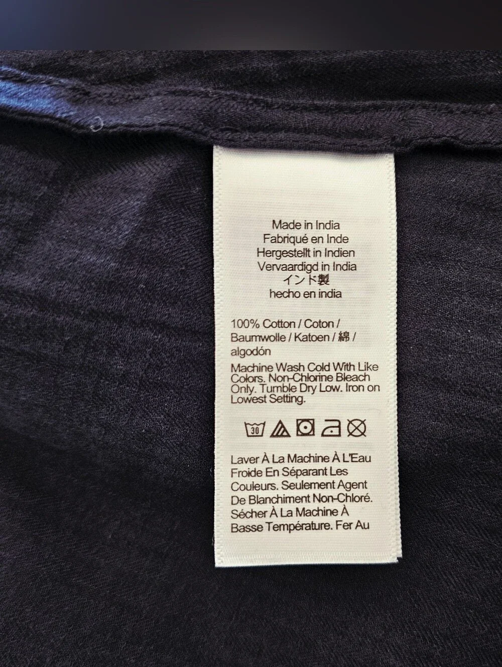 J. Crew Black Long Beach  Shirt in Airy Gauze